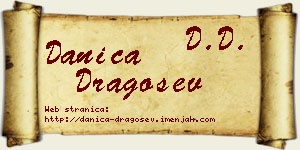 Danica Dragošev vizit kartica